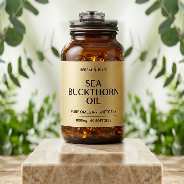 Wild Himalayan Sea Buckthorn Oil Capsules