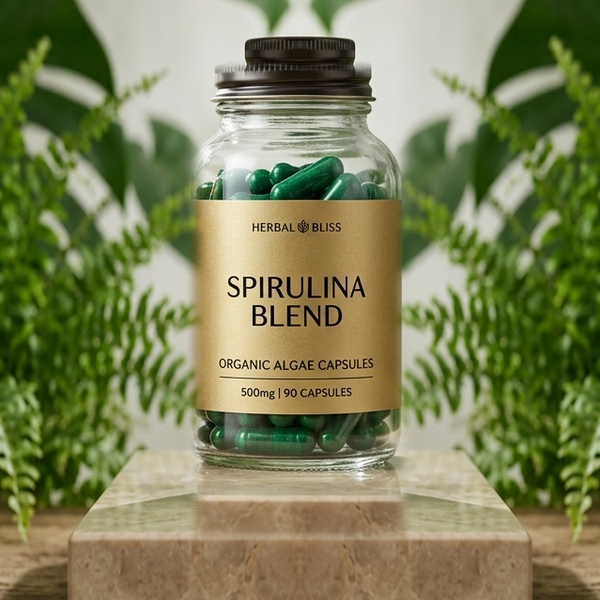 Organic Pure Himalayan Spirulina Capsules
